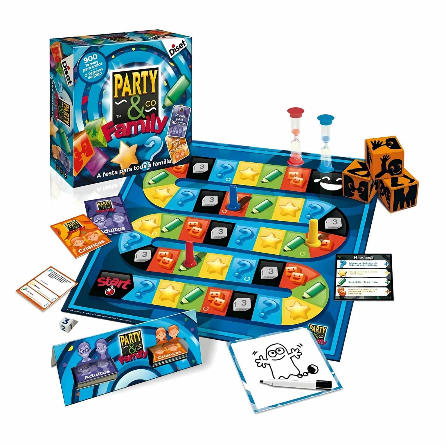 Apresentamos Jogo Party & Co Family (PT) com o SKU 81011925 recomendado para + 8 anos