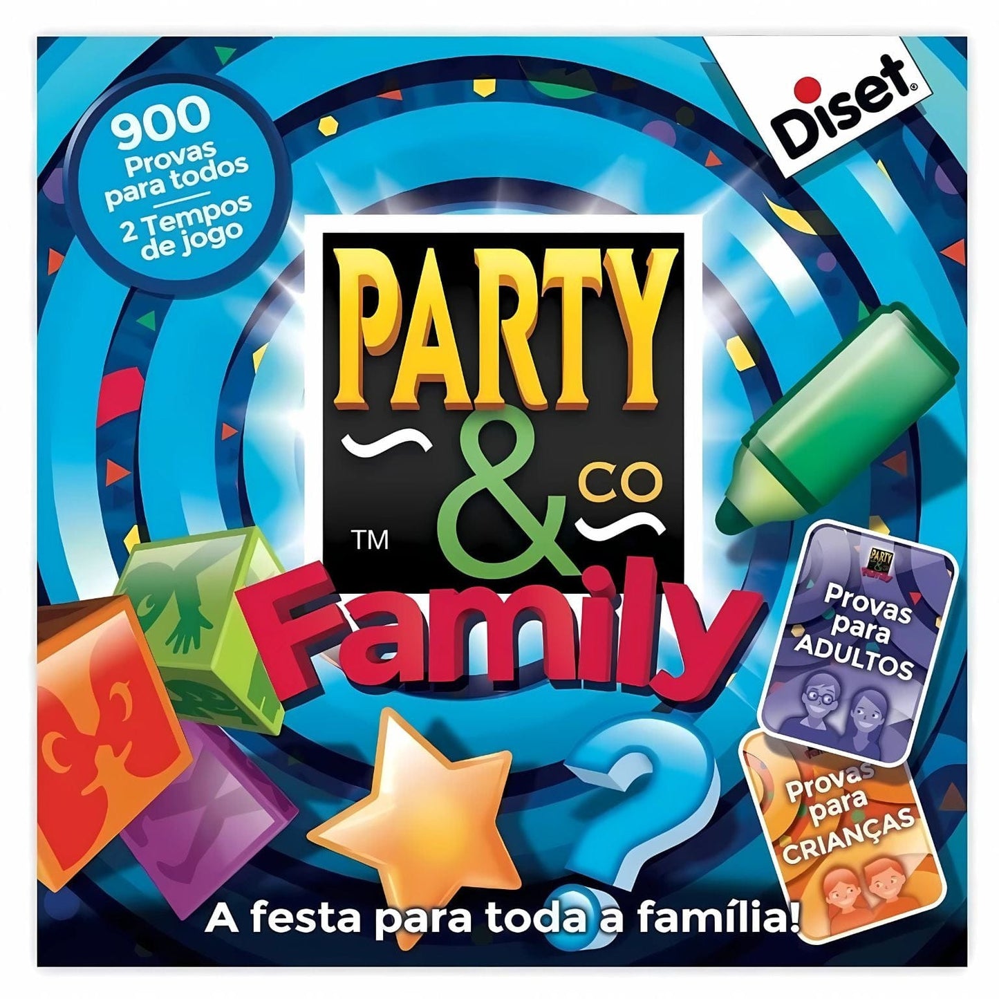 Apresentamos Jogo Party & Co Family (PT) com o SKU 81011925 recomendado para + 8 anos