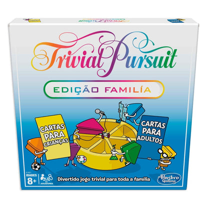 Introducing Trivial Pursuit Family Edition Game with SKU 90192124 recommended for + 8 years