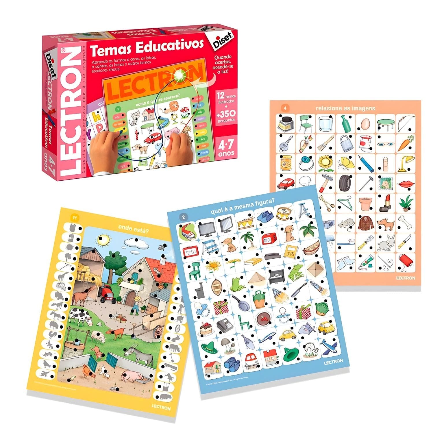 Apresentamos Jogo Lectron Temas Educativos com o SKU 86382825 recomendado para + 4 anos