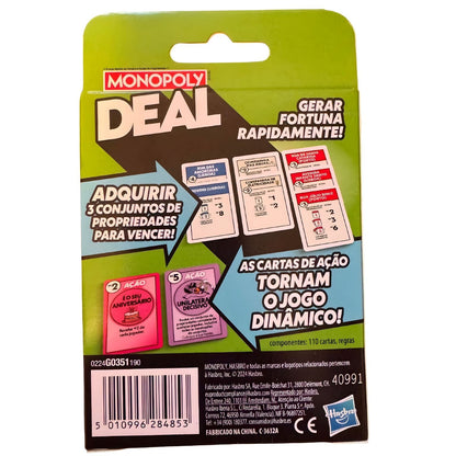 Introducing Monopoly Deal Card Game with SKU 90035124 recommended for + 8 years