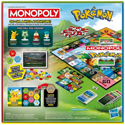 Introducing Monopoly Pokémon (EN) with SKU 23071625 recommended for ages 8+