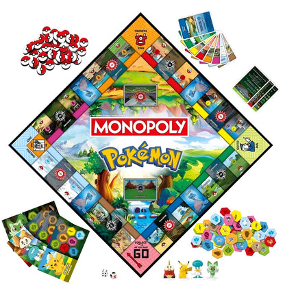 Introducing Monopoly Pokémon (EN) with SKU 23071625 recommended for ages 8+