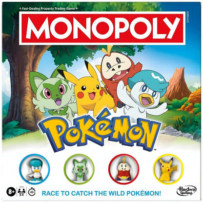 Introducing Monopoly Pokémon (EN) with SKU 23071625 recommended for ages 8+