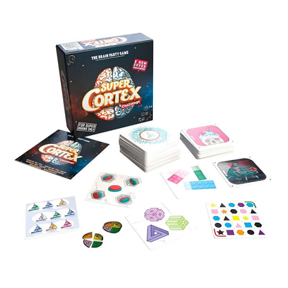 Introducing Super Cortex Challenge game with SKU 31031924 recommended for ages 8+