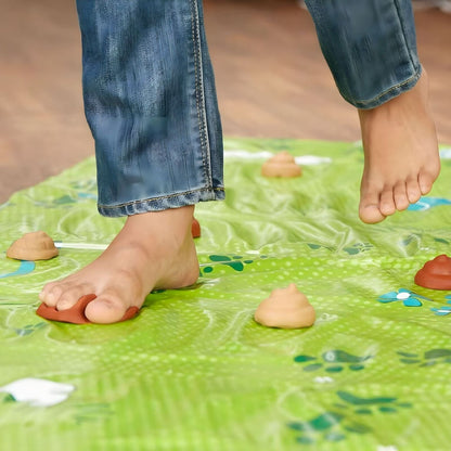 Introducing Don't Step In It! Game with SKU 90248922 recommended for ages 4+