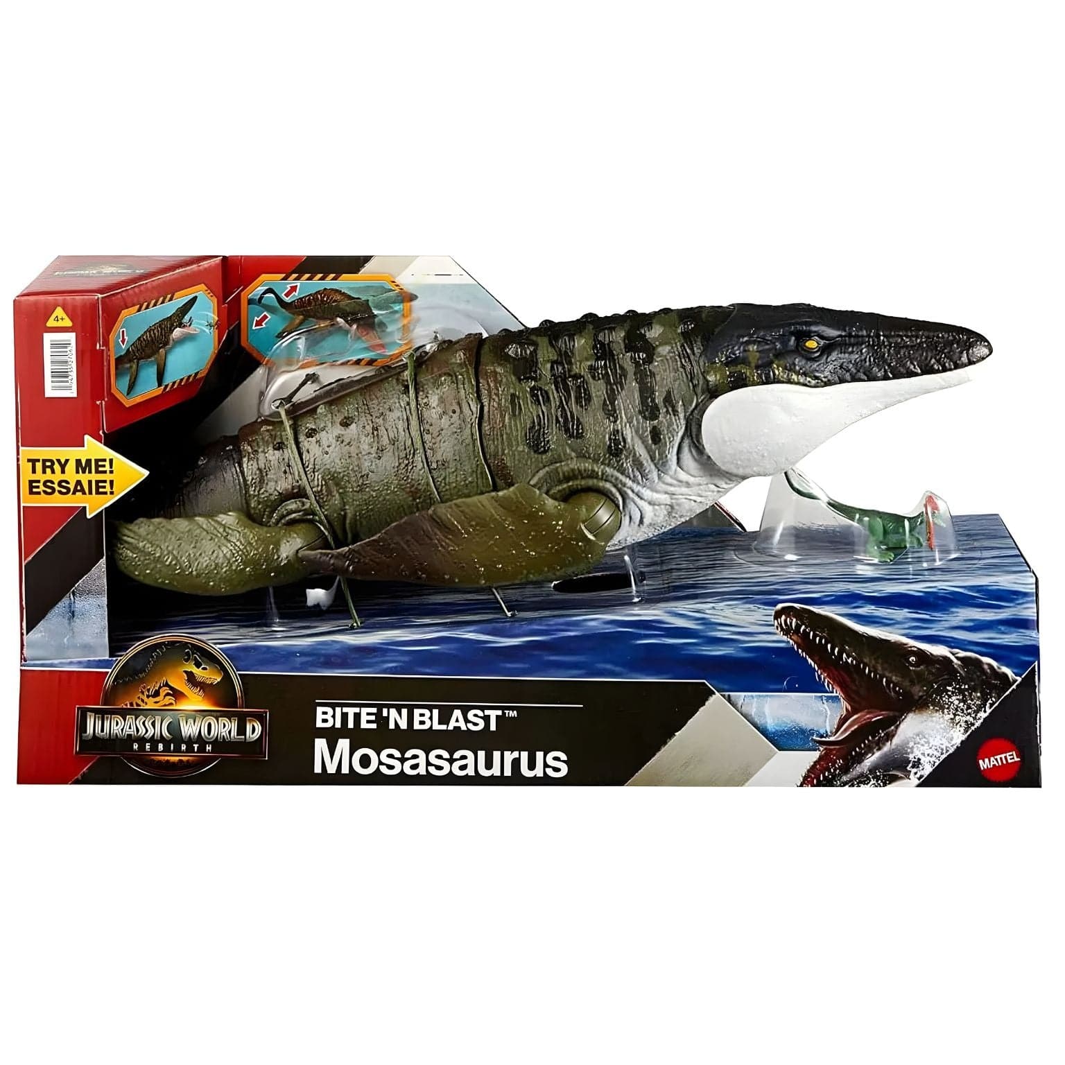Apresentamos Jurassic World Rebirth - Mosasaurus com o SKU 232706225 recomendado para + 4 anos