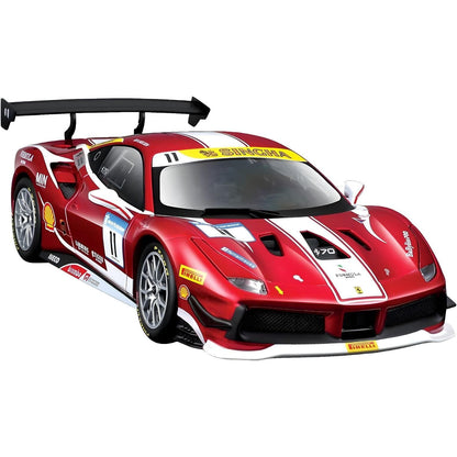 Introducing Ferrari Racing 488 Challenge construction kit with SKU 682658225 recommended for Bburago