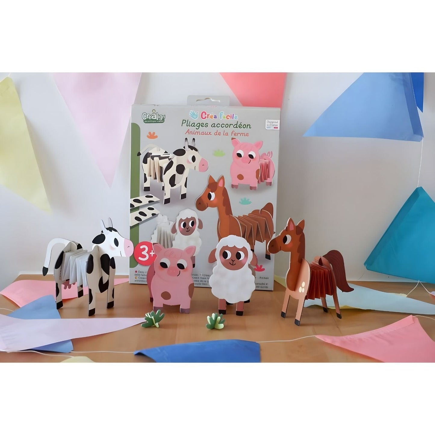 Apresentamos Dobragem em acórdeão - Animais da Quinta com o SKU 711395225 recomendado para + 4 anos
