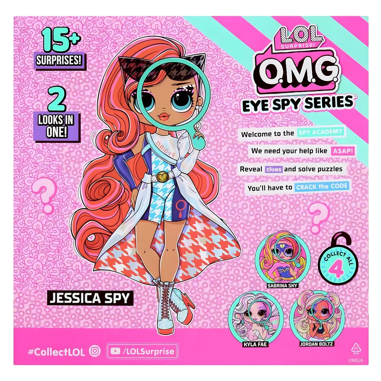 Apresentamos L.O.L. Surprise! Eye Spy Series - Jessica Spy com o SKU 774267425 recomendado para + 3 anos