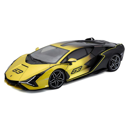 Introducing Lamborghini Sian FKP 37 Yellow with SKU 681110025 recommended for ages 3+