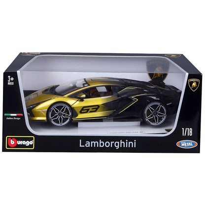 Introducing Lamborghini Sian FKP 37 Yellow with SKU 681110025 recommended for ages 3+