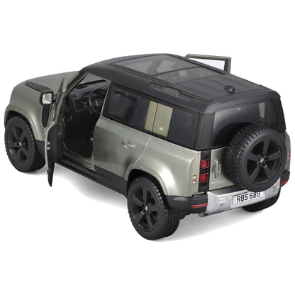 Introducing 2022 Green Land Rover Defender 110 with SKU 682110126 recommended for Bburago