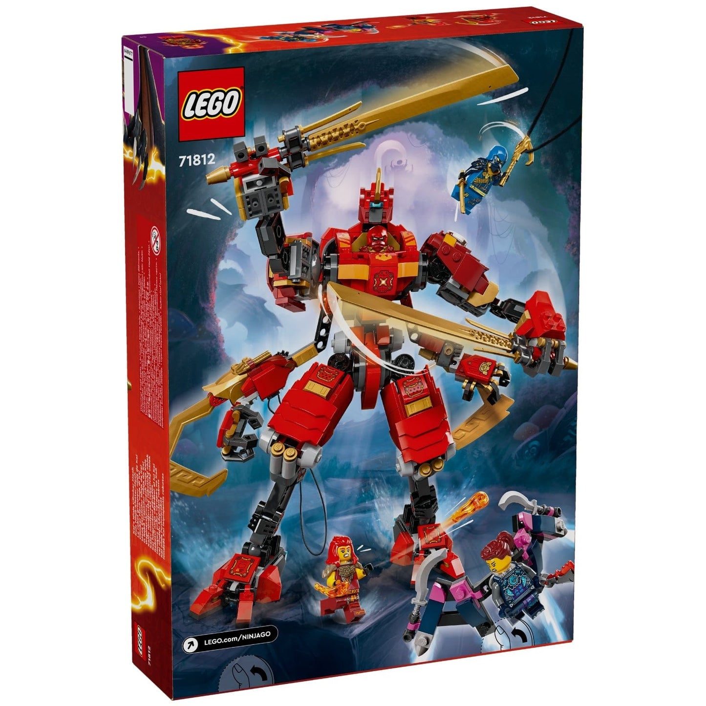 Apresentamos Lego Ninjago O Robô Trepador Ninja do Kai com o SKU 667181224 recomendado para + 9 anos