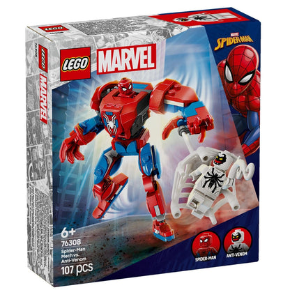 Introducing Lego Spider-Man's Robot vs. Anti-Venom with SKU 667630825 recommended for + 6 years