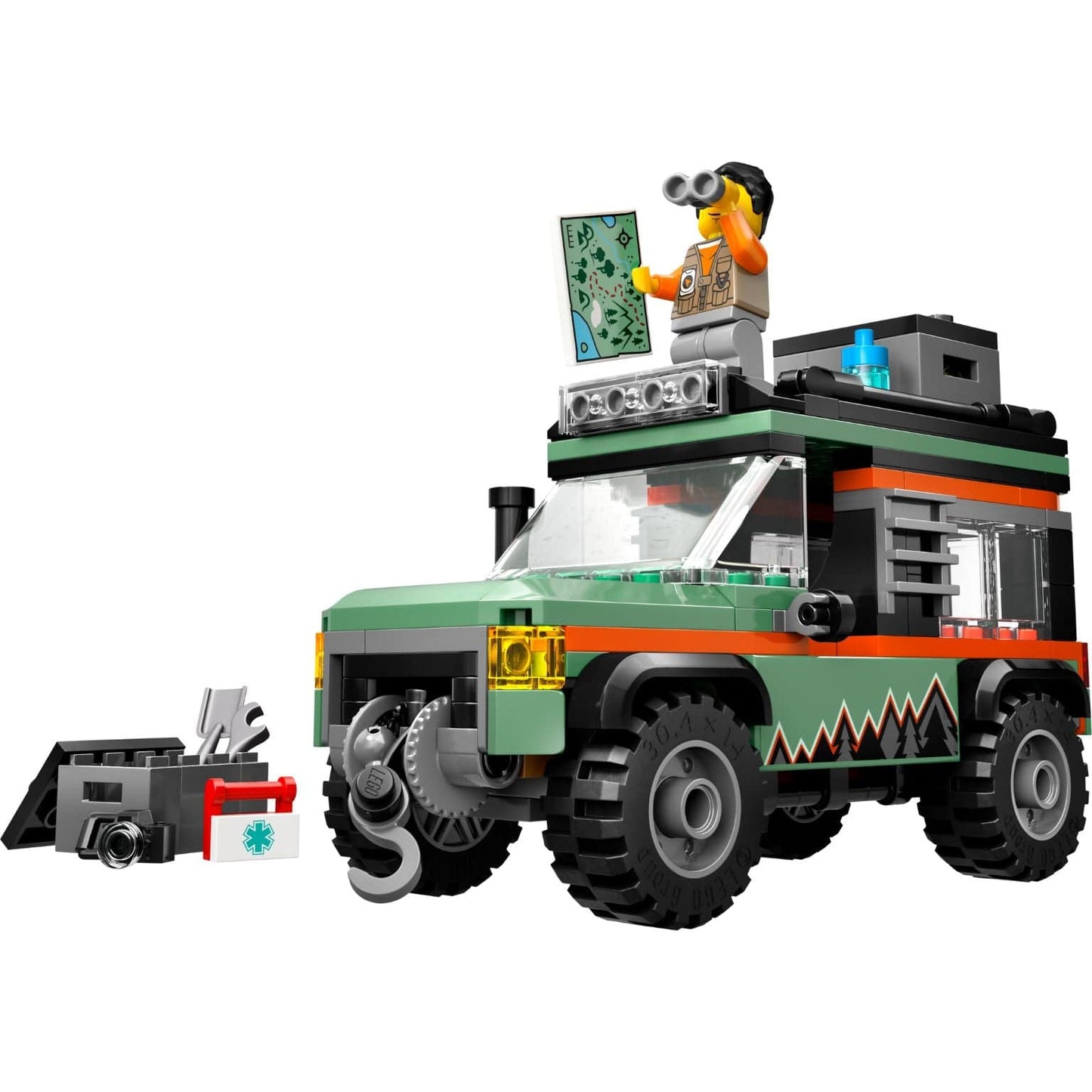 Apresentamos Lego City Carrinha de Montanha 4x4 Todo-o-Terreno com o SKU 666044725 recomendado para + 6 anos