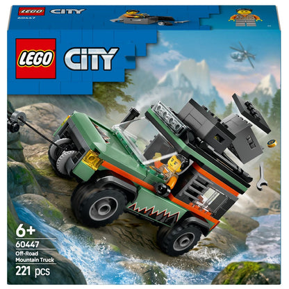 Introducing Lego City 4x4 Off-Road Mountain Truck with SKU 666044725 recommended for ages 6+