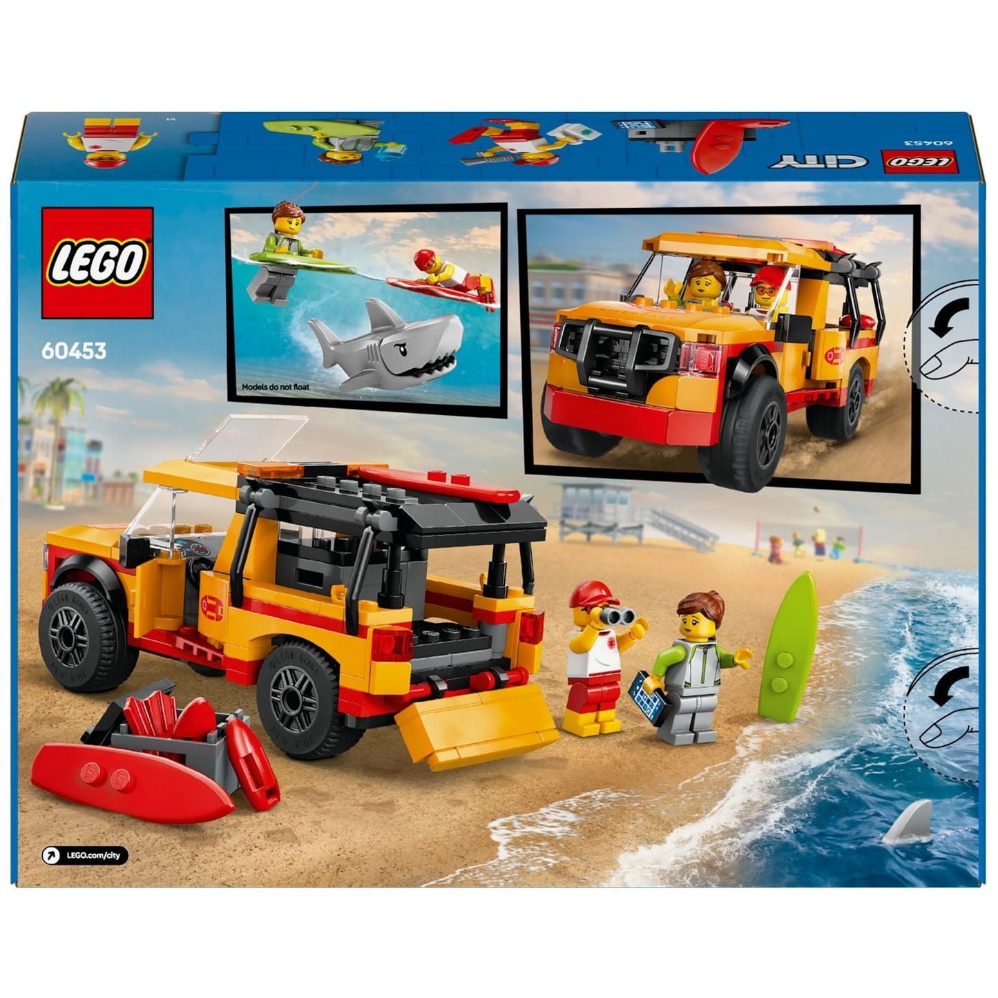 Apresentamos Lego City Carrinha de Resgate Salva-vidas com o SKU 666045325 recomendado para + 6 anos