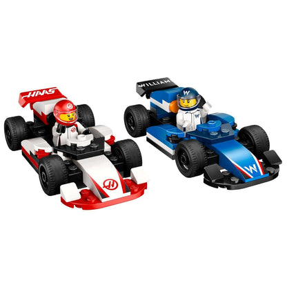 Introducing LEGO City Williams Racing F1 and Haas F1 Race Cars with SKU 666046425, recommended for ages 4+