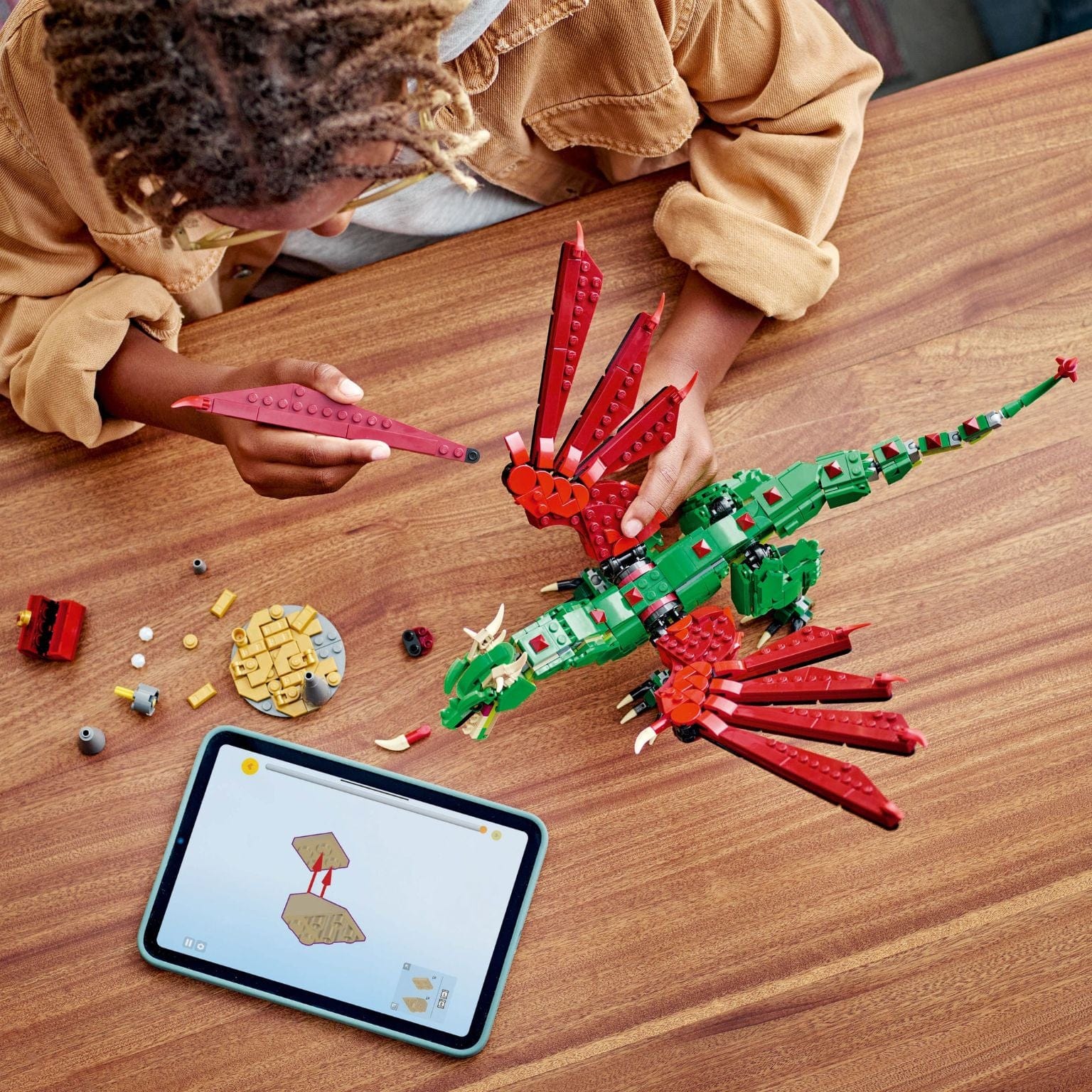 Apresentamos Lego Creator - Dragão Medieval com o SKU 663116125 recomendado para + 9 anos