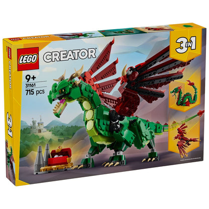 Introducing Lego Creator - Medieval Dragon with SKU 663116125 recommended for ages 9+