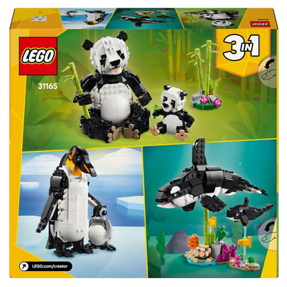 Introducing Lego Creator - Wild Animals: Panda Family with SKU 663116525 recommended for ages 8+