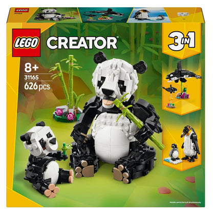 Introducing Lego Creator - Wild Animals: Panda Family with SKU 663116525 recommended for ages 8+