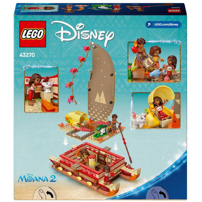 Introducing Lego Disney Moana's Adventure Canoe with SKU 664327025 recommended for + 6 years