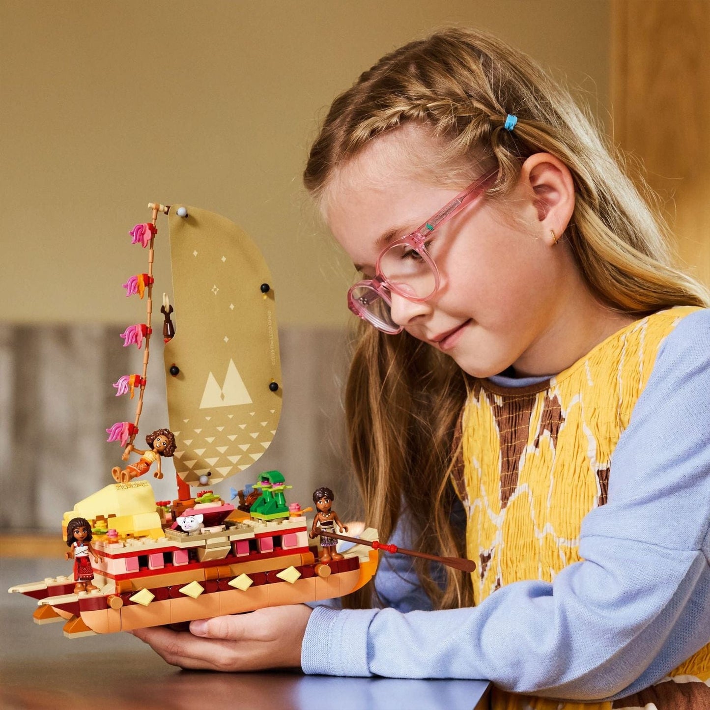 Apresentamos Lego Disney Canoa de Aventuras da Vaiana com o SKU 664327025 recomendado para + 6 anos