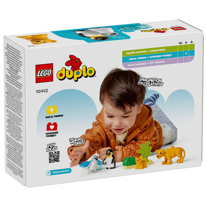 Introducing Lego Duplo - Wild Animal Families: Penguins and Lions with SKU 661044225 recommended for + 2 years