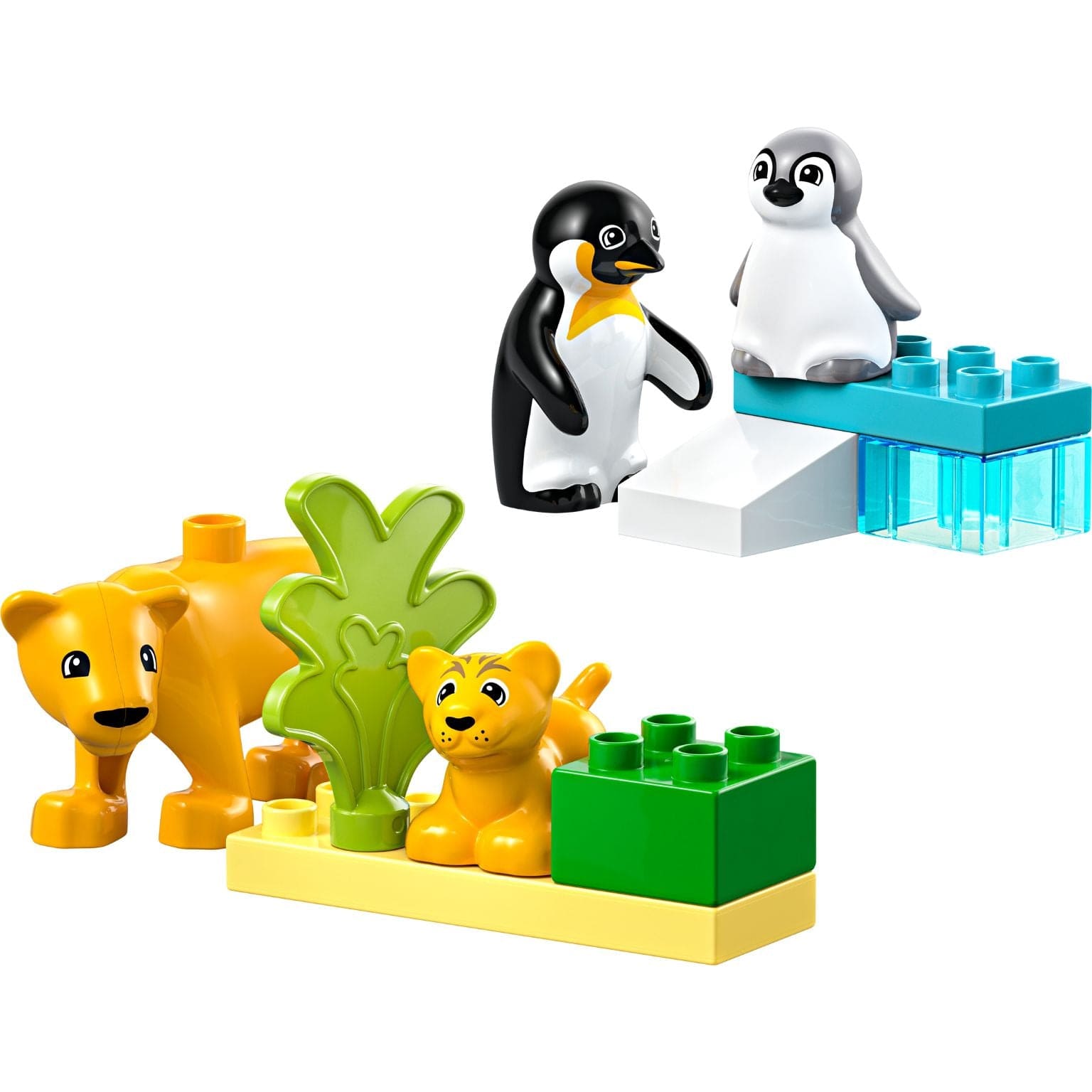 Apresentamos Lego Duplo - Famílias de Animais Selvagens: Pinguins e Leões com o SKU 661044225 recomendado para + 2 anos