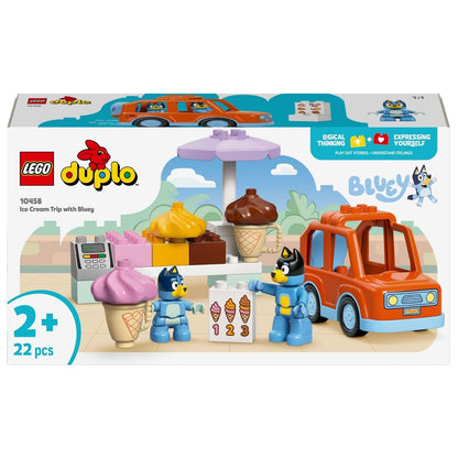 Introducing Lego Duplo - Ice Cream Trip with Bluey with SKU 661045825 recommended for ages 2+