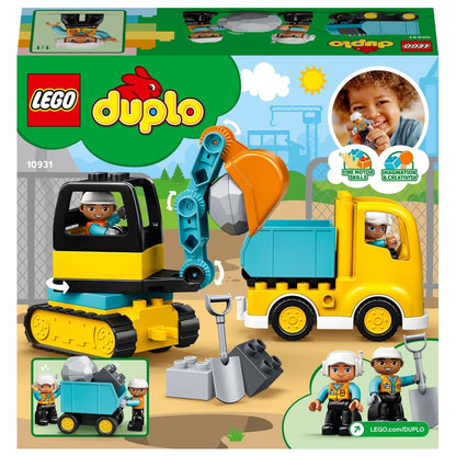 Introducing Lego Duplo Truck and Tracked Excavator with SKU 661093125, recommended for ages 2+