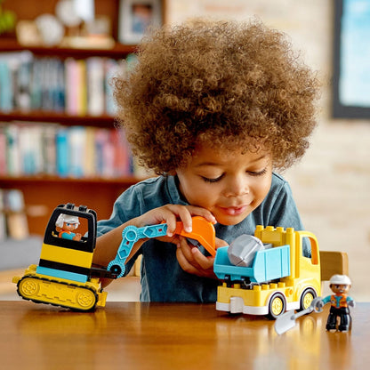 Introducing Lego Duplo Truck and Tracked Excavator with SKU 661093125, recommended for ages 2+