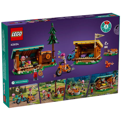 Introducing Lego Friends - Adventure Camp Cozy Cabins with SKU 664262424 recommended for ages 7+