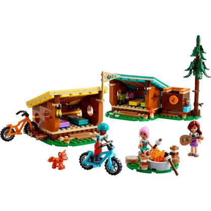 Introducing Lego Friends - Adventure Camp Cozy Cabins with SKU 664262424 recommended for ages 7+