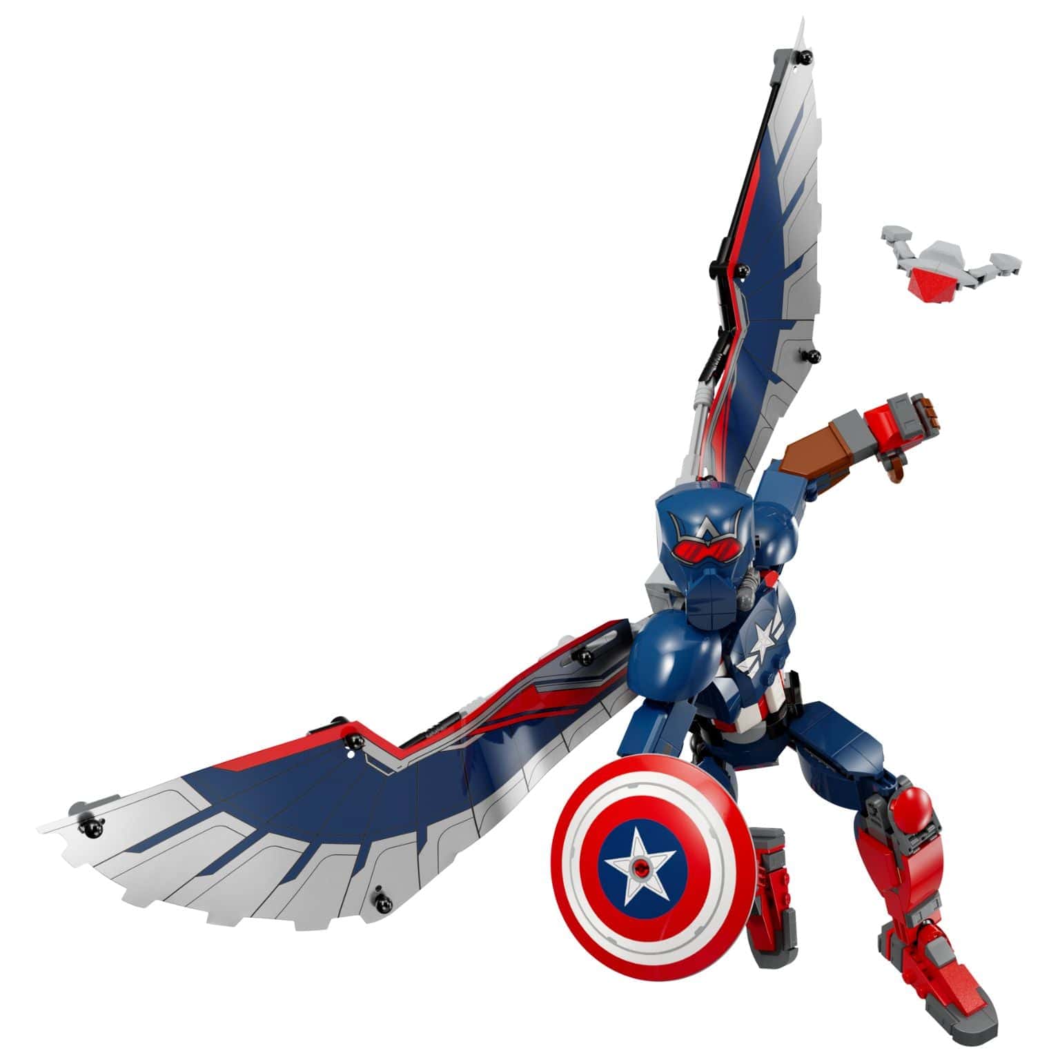 Apresentamos Lego Marvel Novo Capitão América com o SKU 667629625 recomendado para + 8 anos