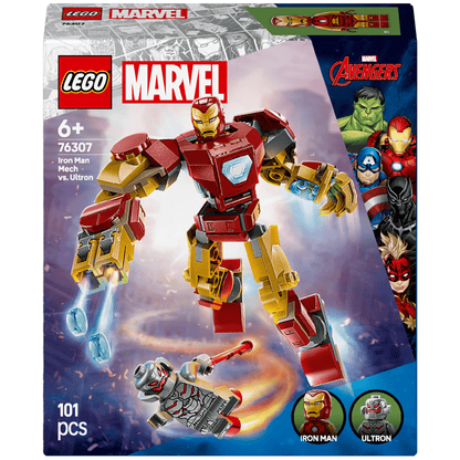 Introducing Lego Marvel Iron Man Mech vs. Ultron with SKU 667630725 recommended for ages 6+