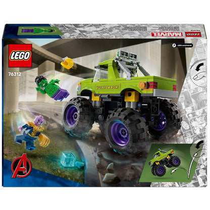 Introducing Lego Marvel Hulk Truck vs. Thanos with SKU 667631225 recommended for ages 7+