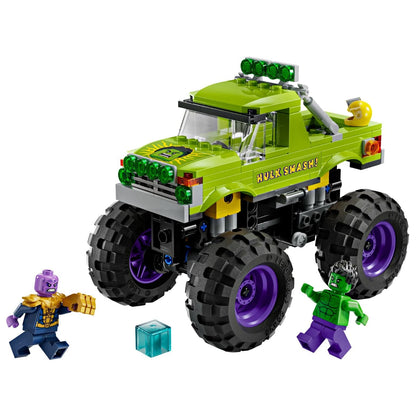 Introducing Lego Marvel Hulk Truck vs. Thanos with SKU 667631225 recommended for ages 7+
