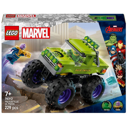 Introducing Lego Marvel Hulk Truck vs. Thanos with SKU 667631225 recommended for ages 7+