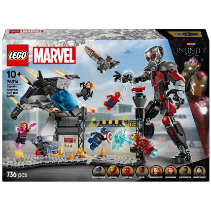 Introducing Lego Marvel Captain America: Civil War – Battle Action with SKU 667631425 recommended for ages 10+