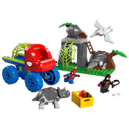Introducing Lego Marvel - Spidey Team – Dinosaur Off-Road Vehicle Rescue with SKU 661119925 recommended for ages 4+
