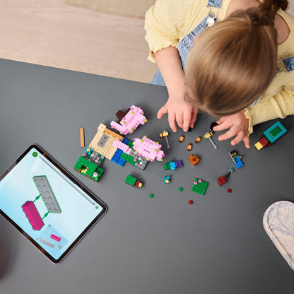 Introducing Lego Minecraft - The Cherry Blossom Garden with SKU 662126024 recommended for + 8 years