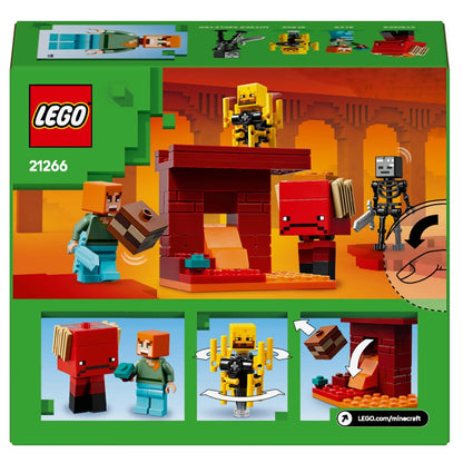 Introducing Lego Minecraft - The Nether Lava Battle with SKU 662126625 recommended for Lego