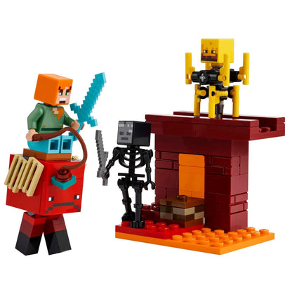 Introducing Lego Minecraft - The Nether Lava Battle with SKU 662126625 recommended for Lego