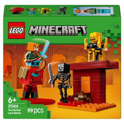 Introducing Lego Minecraft - The Nether Lava Battle with SKU 662126625 recommended for Lego