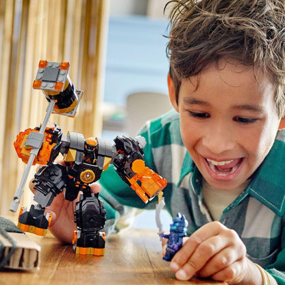 Introducing Lego Ninjago - Cole's Elemental Earth Mech with SKU 667180625 recommended for ages 7+