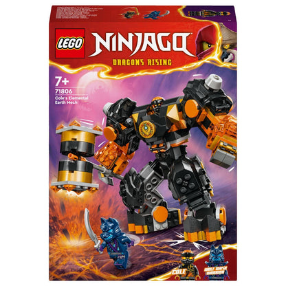 Introducing Lego Ninjago - Cole's Elemental Earth Mech with SKU 667180625 recommended for ages 7+