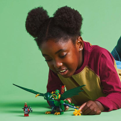 Introducing Lego Ninjago - Lloyd's Green Forest Dragon with SKU 667182925 recommended for ages 6+